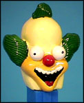 Krusty Fantasy Pez. Made from a Peter Pez. Can you see the family resemblence?